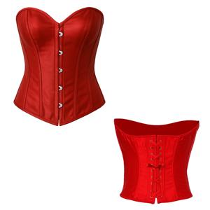 Corpete Vermelho Elegante, Adulto