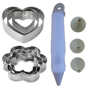 Cortadores para Bolachas e Caneta Decorativa