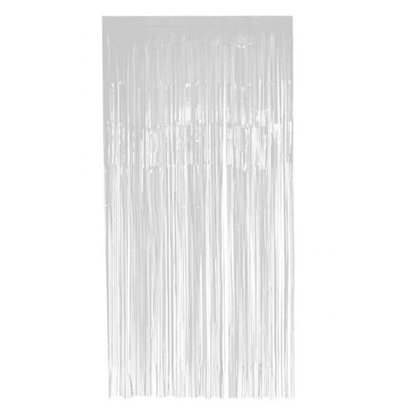 Cortina Branca Brilhante, 2 x 1 mt