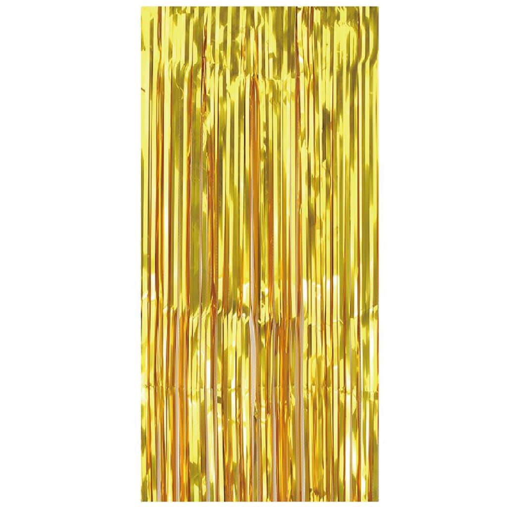 Cortina Dourada Metalizada, 2 x 1 mt