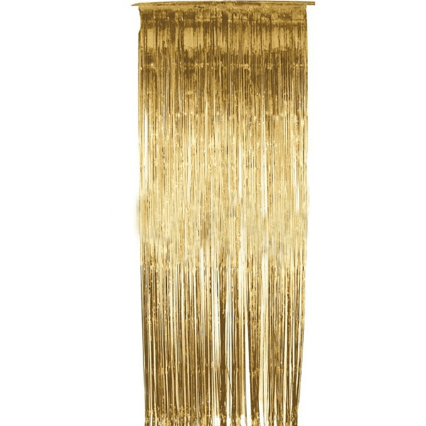 Cortina Dourada Metalizada 91*244cm