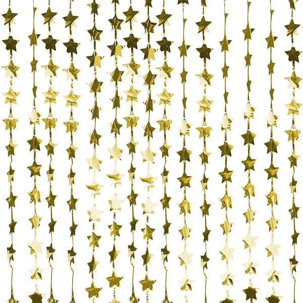 Cortina Estrelas Douradas, 1,20 x 2 mt