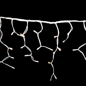 Cortina Icicle Led Branco Quente 3x1m 180 leds 12w
