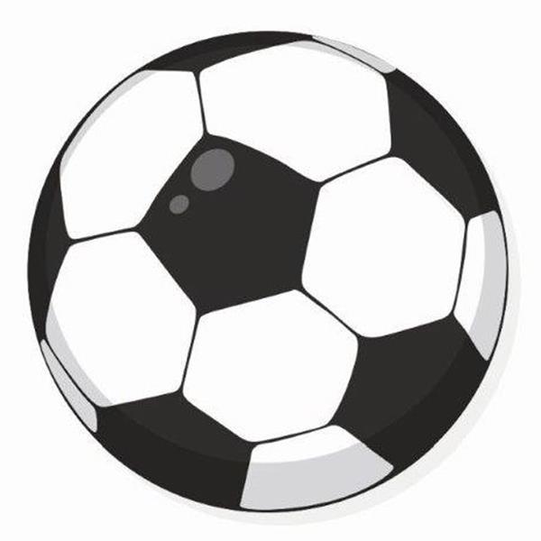 Crachá Bola de futebol, 5 cm