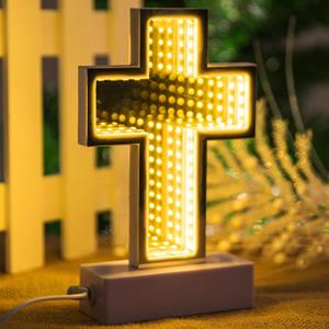 Cruz Decorativa com Luz