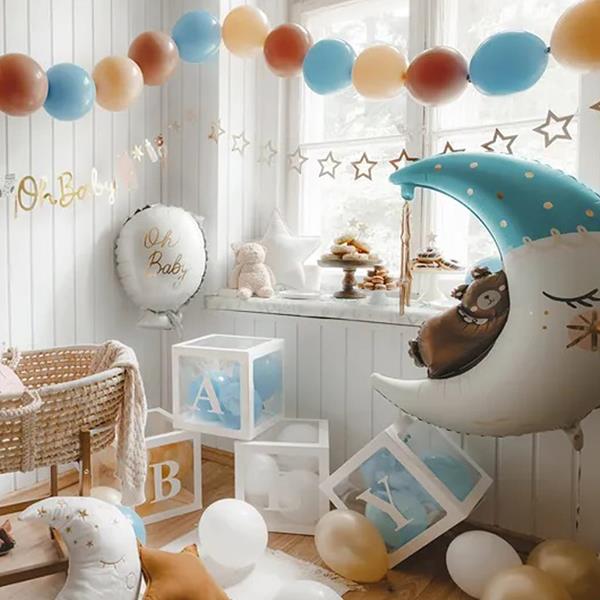 Cubos para Balões Baby Brancos