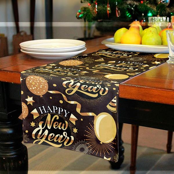Decoração de Mesa Happy New Year Glamour