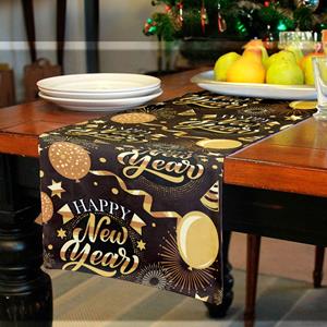 Decoração de Mesa Happy New Year Glamour Decoração de Mesa Happy New Year Glamour