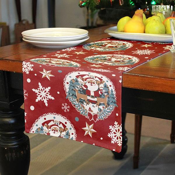 Decoração de Mesa Pai Natal Simpático