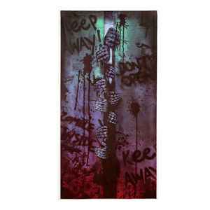 Decoração de Porta Zombies, 152 x 76 Cms