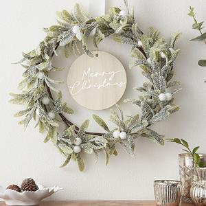 Decoração Merry Christmas em Visco
