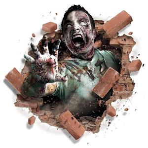 Decoração Parede Zombie Assustador