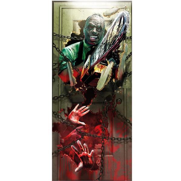 Decoração Porta Assassino com Serra Elétrica