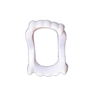 Dentadura de Vampiro em Plástico