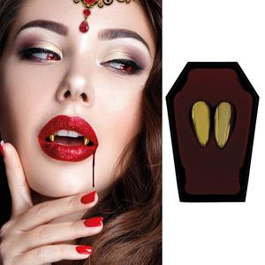 Dentes Caninos Vampiro de Ouro