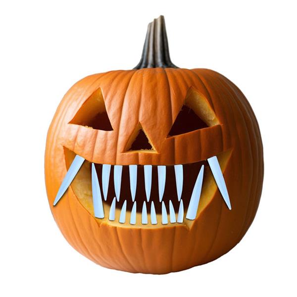 Dentes Maquiavélicos para Abóboras, 18 unid.