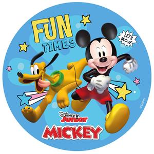 Disco Comestível Mickey, 16 cm