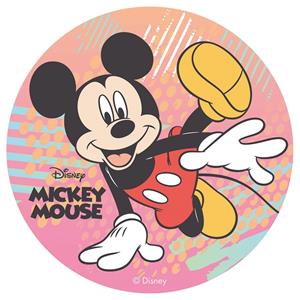 Disco Comestível Mickey Mouse, 20 cm