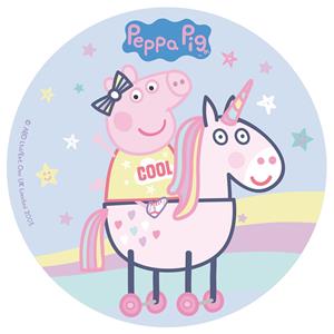 Disco Comestível Peppa Pig, 20 cm