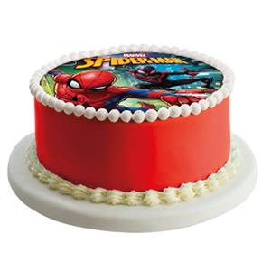 Disco Comestível Spiderman Crime Fighter, 20 cm