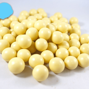 Esferas Crocantes de Chocolate Branco, 16 mm, 200 Gr.