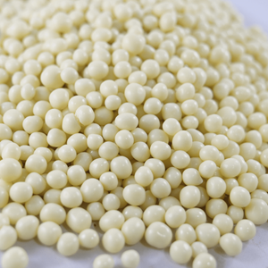 Esferas Crocantes de Chocolate Branco, 4 mm, 100 Gr.