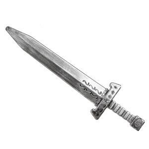 Espada Romana Prateada, 48 cm