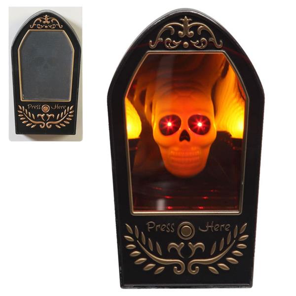 Espelho Caveira com Luz e Som