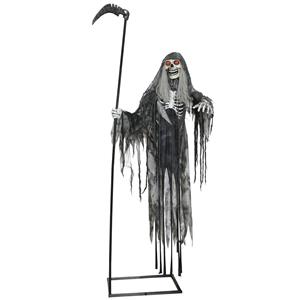 Esqueleto da Morte Voador com Luz, Som e Movimento, 2,05 mt Esqueleto da Morte Voador com Luz, Som e Movimento, 2,05 mt
