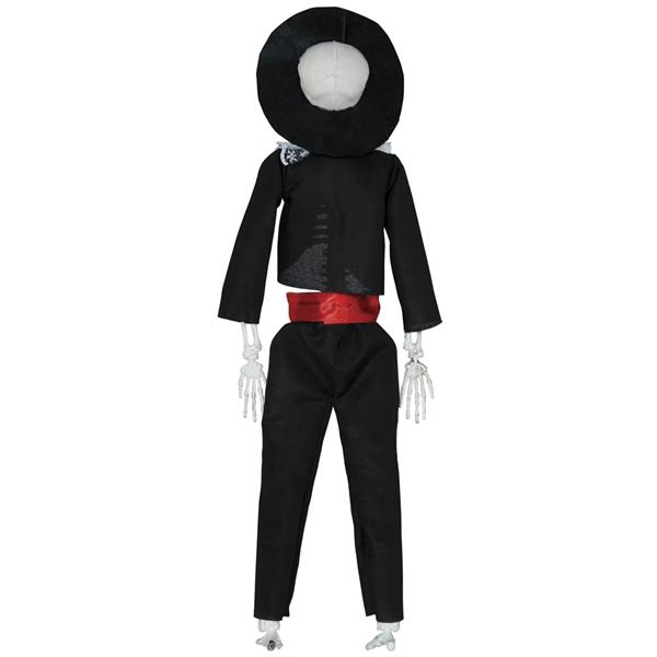 Esqueleto Mariachi Assombrado para Pendurar, 40 cm