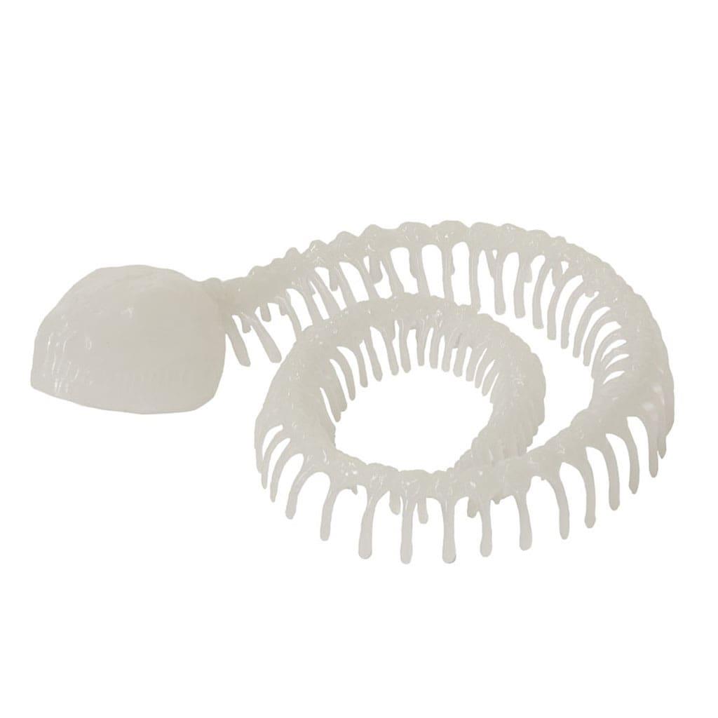 Esqueleto Serpente Glow In The Dark Decorativo, 18 cm