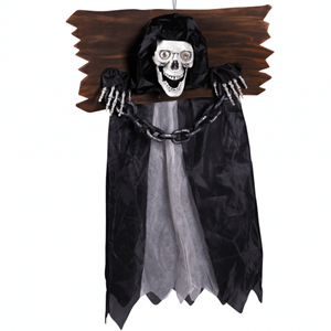 Esqueleto Torturado com Luz, Som e Movimento, 100 cm