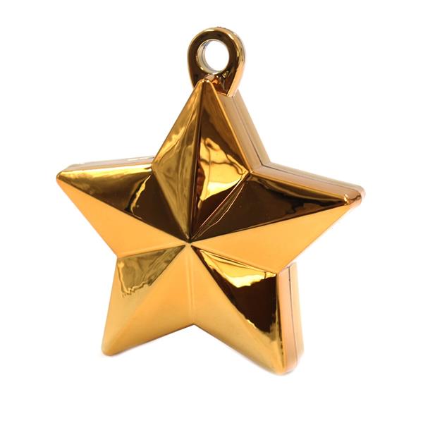 Estrela de Natal Dourada para Pendurar