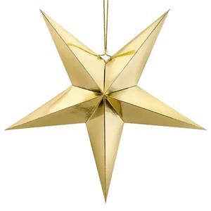 Estrela Decorativa Dourada, 70 cm