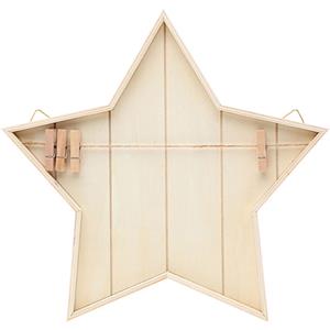 Estrela Decorativa em Madeira