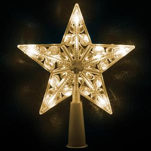 Estrela Decorativa Led Branco Quente, 19 cm