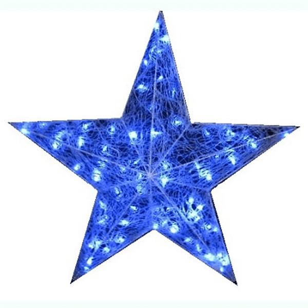 Estrela em Malha Azul