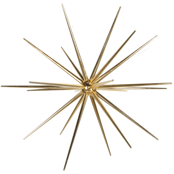 Estrela Espigões Dourada, 60 cm