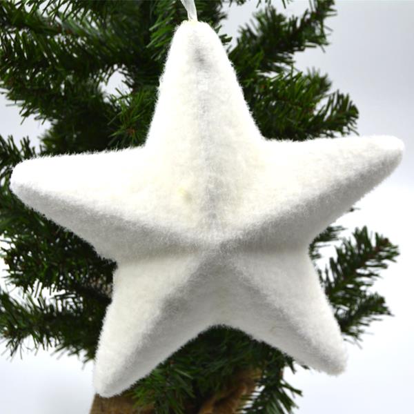 Estrela Natal Branca, 22cm