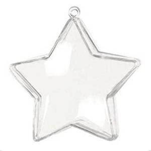 Estrela Transparente, 12 cm