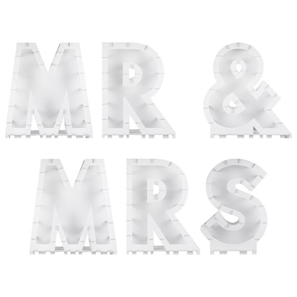 Estrutura Mr & Mrs para Balões