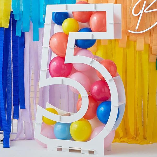 Estrutura Número 5 para Balões