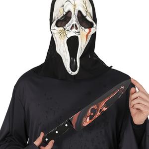 Faca Ghost Face Sangrenta, 38 cm
