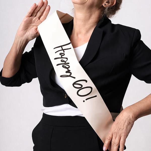 Faixa Happy 60 Creme