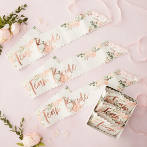 Faixa Team Bride Floral