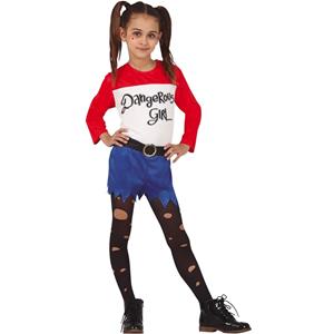 Fato Arlequina Dangerous Girl, Criança
