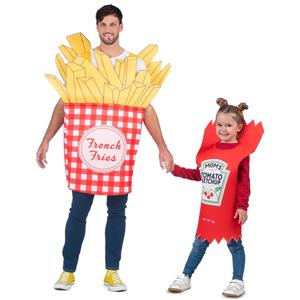 Fato Batatas Fritas e Ketchup
