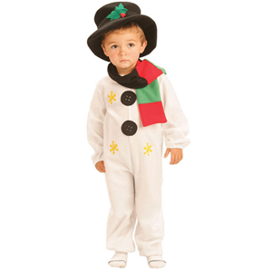 Fato Boneco de Neve Cachecol, bebé