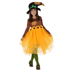 Fato Bruxa Espantalho, criança