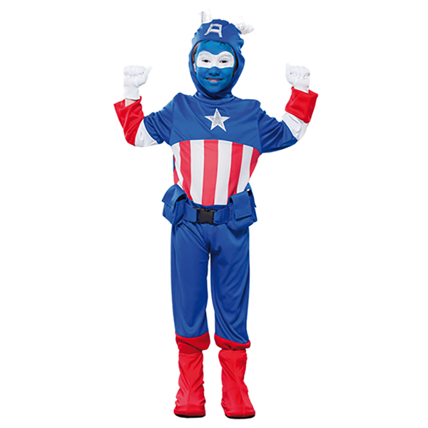 Fato Capitão América Azul, criança